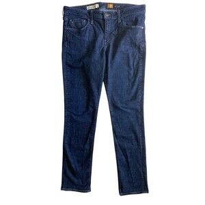 Anthropologie Pilcro Womens Stet Fit Jeans Size 32 Blue Skinny Straight Classic